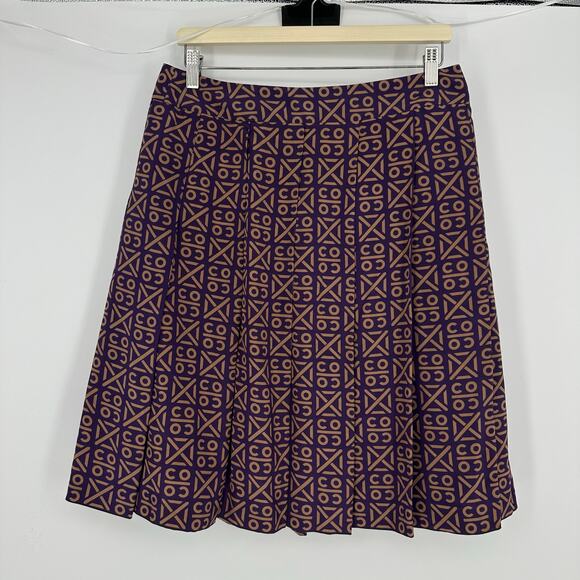 Vintage Y2K Runway CHANEL  FR 44 Blazer Skirt Set Chocolate Brown Cashmere Silk - Picture 15 of 16